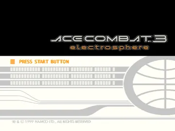 Ace Combat 3 - Electrosphere (US) screen shot title
